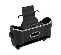 GUKKO Scatola Portaoggetti per Schienale del Sedile Auto per BMW IX M60 2022-2025, Car Storage Box for Home And Travel,A Black