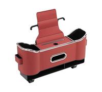 GUKKO Scatola Portaoggetti per Schienale del Sedile Auto per BMW iX2 xDrive30 / X2 M35i / X2 sDrive20i 2024-, Car Storage Box for Home And Travel,E Red