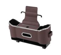 GUKKO Scatola Portaoggetti per Schienale del Sedile Auto per BMW M6 Cabrio / M6 Gran Coupé 2013-2018, Car Storage Box for Home And Travel,C Brown