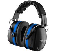 GUKOY Cuffie Antirumore per Adulti, Protezione dell'udito SNR 33dB per Tiro, Cuffie Antirumore per Autismo, Protezioni Auricolari Regolabili per Uomo e Donna, Blu