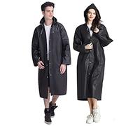 GUKOY Poncho Impermeabile da Uomo e da Donna, 2 Pezzi EVA Rainwear Rain Cape per Escursionismo Campeggio Ciclismo Viaggio