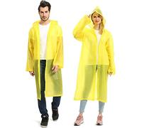 GUKOY Poncho Impermeabile da Uomo e da Donna, 2 Pezzi EVA Rainwear Rain Cape per Escursionismo Campeggio Ciclismo Viaggio