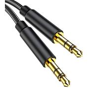 Gulemfy Cavo Aux, Audio Jack 3.5mm to Jack 3.5mm [1.2m] Hi-Fi Stereo da Maschio a Maschio, Compatibile per Cuffie, Macchina, Autoradio, iPhone, iPad, iPod, Smartphone, Laptop