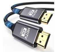 Gulemfy Cavo HDMI, Cavo HDMI 4K@120Hz/8K@60Hz, Supporto HDCP 2.3 HDR10 eARC Ethernet Compatibile con PS5, Xbox, PC, HDTV, Monitor, Proiettore (Grigio, 5 m)