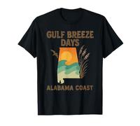 Gulf Breeze Days Camicia Vintage Alabama Coast Travel Graphic Maglietta