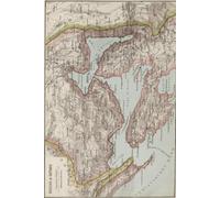 Gulf of Kotor Map Journal: Vintage Map Notebook