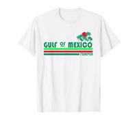 Gulf of Mexico Forever Retro Design Protesta Nome Cambiamento Maglietta