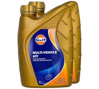 Gulf Olio Per Trasmissione ATF Multi Vehicle Getriebe Öl 2 X 1 Litro