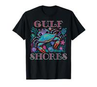 GULF SHORES ALABAMA BLUE CRAB REGALI PER LE VACANZE SUMMER BEACH Maglietta