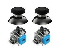 GuliKit Anti-Drift TMR Joystick for PS4 DualShock Controller, Upgrade Replacement Kit with Long Life, Excellent Temperature Stability, Includes 2 Thumbstick Caps/Grips/Covers