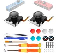 GuliKit Interruttore JoyCon Joystick di ricambio, TMR Joystick, Aggiornato Anti-Drift TMR Joystick Elettromagnetico per Switch LCD/OLED Joy Con & Switch Lite con kit di riparazione accessori