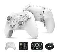 Gulikit KK3 MAX Controller Bluetooth con Luce RGB, Motore a Vibrazione Maglev, Joystick e Trigger a Riverbero, Risposta in Frequenza 1000Hz, 4 Pulsanti Posteriori per PC/Switch/Steam/Android/iOS/MacOS