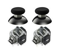 GuliKit TMR - Kit di ricambio per joystick magnetico per controller PS5 DualSense, modulo di riparazione elettromagnetico anti-deriva con tappi per levette, saldatura necessaria (non per DualSense