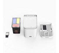 GuliTech mini Inkjet Handheld Printer Portable Mobile Mini Color Printers Customized Code Label Symbol Pattern Printing Machine Tattoo Printer (Kongten 1 Color cartridge)