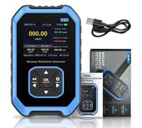 GuliTech Nuclear Radiation Detector Geiger counter FNIRSI GC-01 Geiger counter Personal Dosimeter X-ray γ-ray β-ray Radioactivity Tester Marble Detector(Blue)