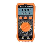 GuliTech VICTOR/RuoShui 201/202/203/205A Digital Multimeter AC/DC Voltage Current Resistance Digital Universal Meter Burn-proof Pocket Multimeter(VICTOR 202)