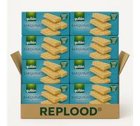 Gullon Barquinata Wafer alla Vaniglia, Biscotti Croccanti con Crema, Confezione da 8 x 150g
