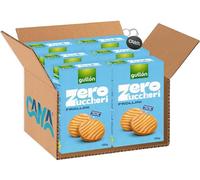 Gullon Frollini Biscotti con Zero Zuccheri Senza Olio di Palma 330g [CAIYA® BOX da 6 Confezioni]