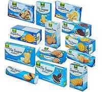 Gullon Senza Zucchero e Senza Zuccheri Aggiunti Big Selections 13 Biscotti Sani 3,2kg, Biscotti Adatti ai Diabetici | Selezione Mista Biscotti Assortiti | Cesto di Biscotti di Lusso e Deliziosi