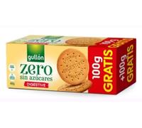 Gullon Zero Biscotti Digestive Integrali Senza Zuccheri, 300 g + 100 g Gratis, Confezione da 3