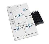 Gullor 25 PCS Internazionale Dimensione cartuccia di inchiostro della penna Adatta Jinhao penne stilografiche, blu scuro, 5 per confezione