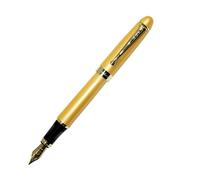 Gullor Jinhao X450 Penna stilografica, colore: intreccio dorato (Gold Twist)