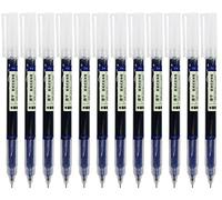 Gullor Penne roller a inchiostro liquido, punta fine da 0,5 mm, ad asciugatura rapida, per scrivere, appunti e disegni, inchiostro blu, 12 pezzi