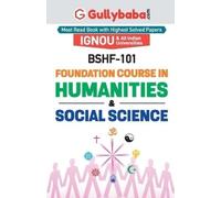 Gullybaba Com Pan BSHF-101 Foundation Course in Humanities and Social Scien (00)