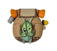 GULVQYF Custodia in silicone compatibile con AirPods di quarta generazione, per ragazzi, ragazze e bambini, simpatica custodia per cuffie Korok Anime Yahaha, per AirPods 4 (2024), multicolore