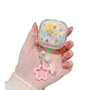 GULVQYF Custodia per Samsung Galaxy Buds FE/2 Pro/Pro/live/buds 2, trasparente con fiocco floreale, copertura completa, accessorio per auricolari per donne e ragazze (A)