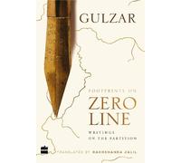 Gulzar Footprints on zero line (Copertina rigida)