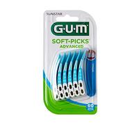 GUM 649 SOFTPICKS Advanced Small, 60 Pezzi, Nero, Standard