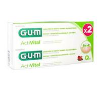 Gum Activital Dentifricio Gel Igiene Orale Pacco Doppio 2 x 75 ml