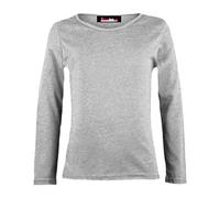 Gum & Berries Maglietta a Maniche Lunghe con Scollo Rotondo Elasticizzata, a Maniche Lunghe, da 5 a 14 Anni Grigio 9-10 Anni