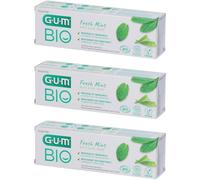 GUM® BIO Gel dentifricio alla menta fresca 3x75 ml