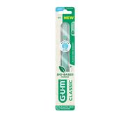 GUM Classic 411 - Spazzolino da denti morbido, confezione risparmio da 10 pezzi, colore: Rosso
