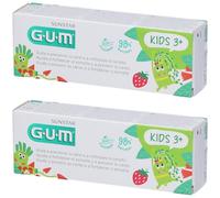 Gum Kids Monster Dentifricio Bimbi 3+ 2x50 ml