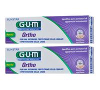 Gum® Ortho Dentifricio 2x75 ml Gel dentale