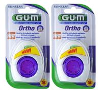 Gum® Ortho Filo Interdentale 2x50 m