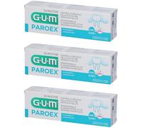 GUM Paroex Dentifricio CHX 0,06% 3x75 ml Dentifricio