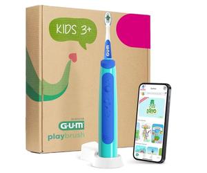Gum Playbrush Kids Spazzolino Elettrico 3+ anni colore Blu