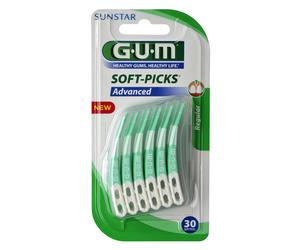 Gum Scovolini interdentali Gum Soft-Picks Advanced, 30 pezzi