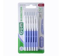 GUM Scovolino Interdentale Bi-Direction Punta Ultra Fine Fine ISO0, 6 Pezzi
