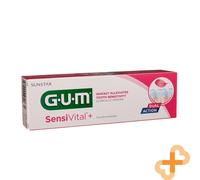 GUM Sensivital Fluoruro Dentifricio 75ml Rapidamente Allevia Denti Sensibilità