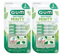 Gum Soft Pick Comfort Flex Cool Mint Large Scovolini 40 Pezzi 2x40 St