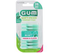Gum soft pick comfort flex cool mint regulare scovolini 80 pezzi