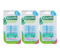 GUM® Soft Pick Comfort Flex Cool Mint Small Scovolini 3x40 St