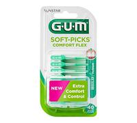 Gum Soft Pick Comfort Flex Regular - Confezione da 40 pezzi, 3 x 40 pezzi
