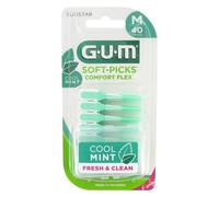 Gum Soft Pick Comfort Flex Regular - Confezione da 40 pezzi, 3 x 40 pezzi