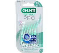 GUM SOFT-PICKS medium Interdentalbürste, 12 pz Spazzole interdentali